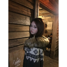 重磅北极绒座山雕大毛毛领毛衣外套冬美式复古休闲慵懒风针织开衫，男装针织衫/毛衣，电商A486-1