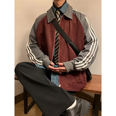 现货JK7848-特P70大码外套秋冬重磅麂皮绒高品质夹克抖音品质，男装夹克，电商A059