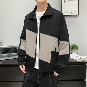 春秋款男士夹克衫潮流拼色外套男生运动上衣休闲男装JK0231-P68图片
