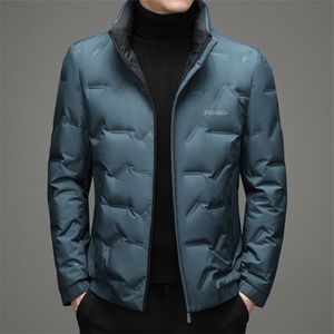 LD661钱塘2020-2秋冬新款中年男士商务休闲立领羽绒服外套P220图片