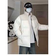冬季男士皮棉衣加厚立领皮衣棉服棉袄潮流外套男装A266-P01-P80，男装皮衣，电商A266