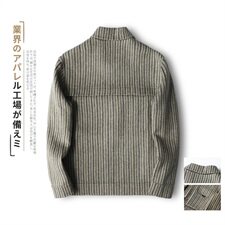 2021阿尔巴卡男士双面羊绒夹克短款外套毛呢大衣Y8889P315控428，男装毛呢大衣，电商D230