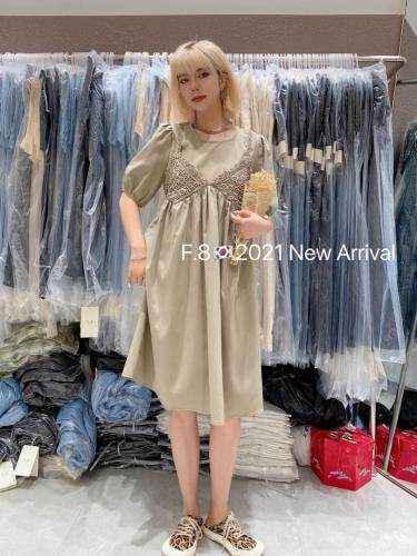 新款假两件连衣裙，女装连衣裙，慕容神话