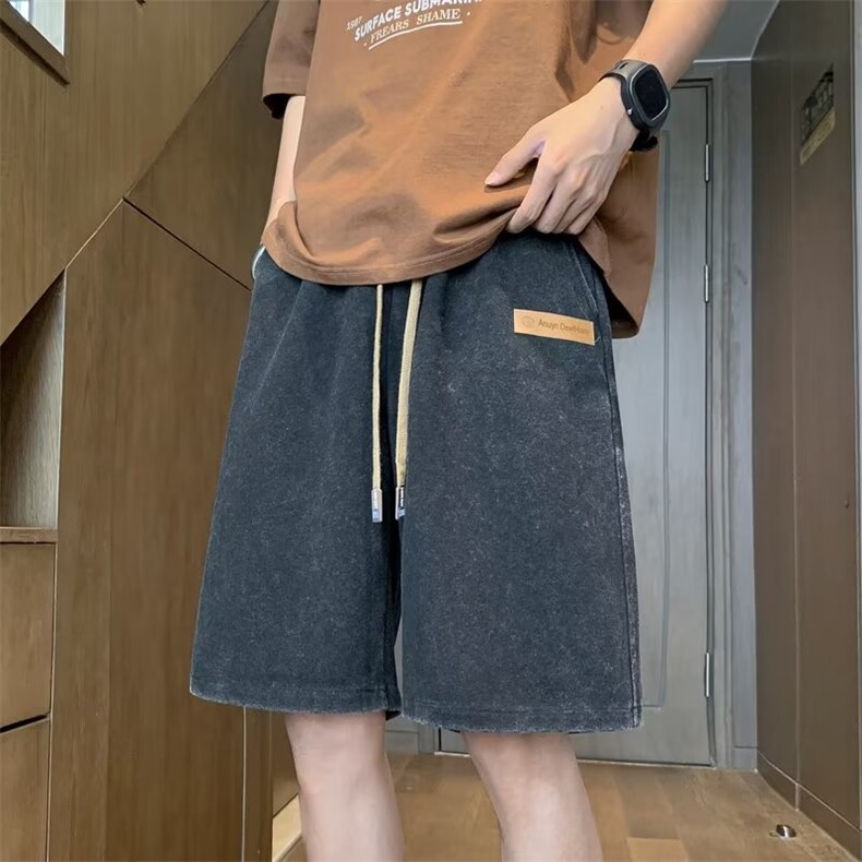 文艺拉链水洗时尚牛仔裤直脚潮ins潮流夏季DG116P36,男装牛仔裤,星座1116-2
