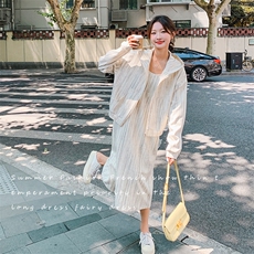 新品慵懒风针织套装女2C052-7755-P155-K218，女装套装/套裙，2C052