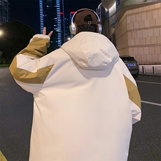 港风冲锋衣棉衣男防风防水棉服棉袄大码外套上衣，男装夹克，电商D325