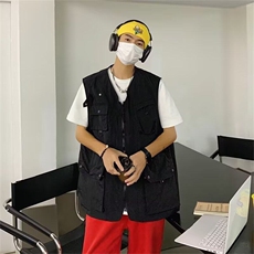 W420-P52日系流行文艺日系复古无袖宽松马甲气质新款慵懒时尚，男装夹克，星座911-1