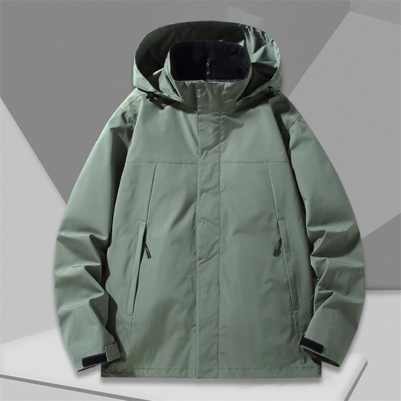 防风登山服男女四季户外冲锋衣潮流休闲夹克可拆卸内胆yr239-p240图片
