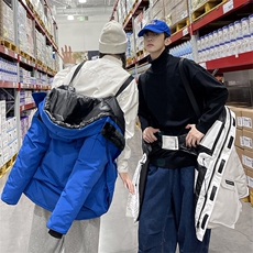 新款情侣工装男士冬季户外羽绒服男女加厚外套A068-JNYRY22-TP320，男装羽绒服，电商A068