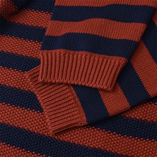 2025年秋季新款圆领条纹针织女士开衫外套时尚休闲通勤百搭，女装针织衫/毛衣，长今羊