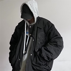 美式重磅刺绣飞行员夹克男女vibe风春季薄款宽松工装外套潮S221，男装夹克，星座1116A-1（原606A）