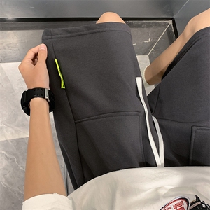 夏季港风50棉重磅休闲大码短裤男高街DK007-P45图片