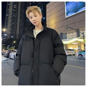 F468P80男女oversize棉服学生港风宽青年男生棉衣外套图片