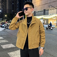 工装外套男新款潮流短款夹克衣服男士春秋款上衣，男装夹克，星座1013