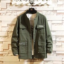 2021春秋季新日系白墙风大码男潮牌工装夹克棒球领外套J961-P75，男装夹克，电商A001