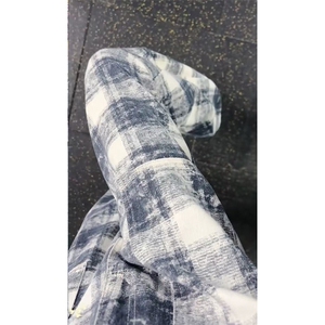 美式ins高街hiphop复古休闲格子裤货号K25130特P45图片