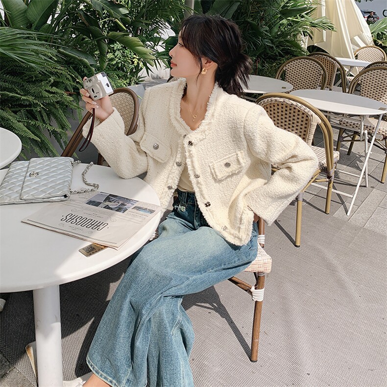 2025秋装 现货新款小香风外套8051-P155-K218图片