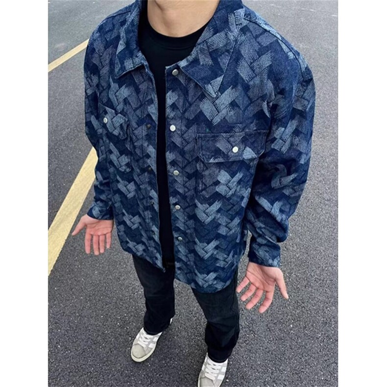 水洗牛仔外套男女秋季新款美式潮牌痞帅宽松工装夹克JC06，男装工装外套，星座1116A（原606A-3）