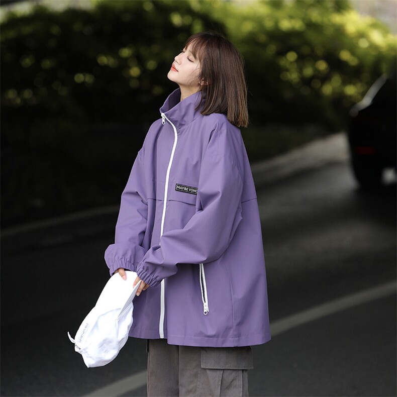 815A-MJ78622-58特秋冬贴标立领服外套夹克潮牌冲锋衣服女,男装夹克,星座815A
