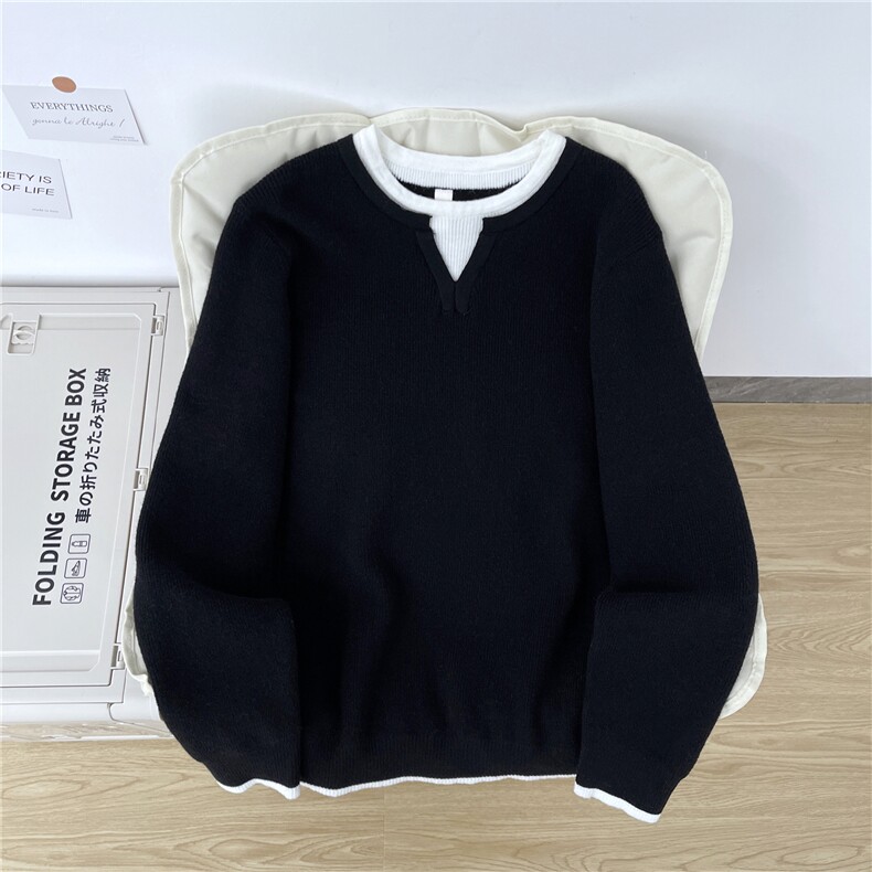1506-1/MM9201/P59圆领潮牌男女同款毛衣时尚情侣百搭加厚毛衣,男装针织衫/毛衣,星座1506-1
