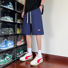 ！2026夏季新款男士香肠狗刺绣短裤速干冰丝五分裤DK325特P18，男装休闲裤，电商B220