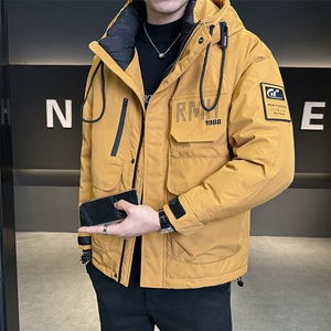 标50白鸭绒户外工装羽绒服男2025新款冬季外套C317-Y6810-P235图片
