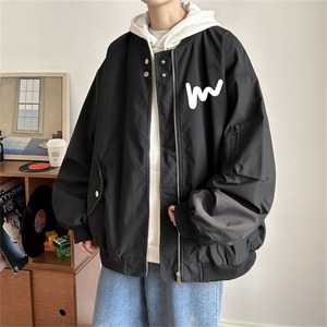 电商DSA028-JKGV679 P60 100聚酯 新款港风工装夹克男控88图片
