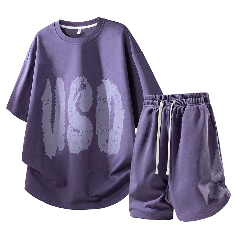 夏季短袖短裤运动套装TZ888116特P45控88，男装牛仔裤，电商A309