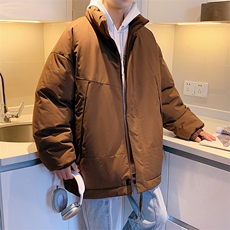 现货美式高街休闲夹克冬季立领纯色三防户外工装加厚棉服外套，男装夹克，电商A486