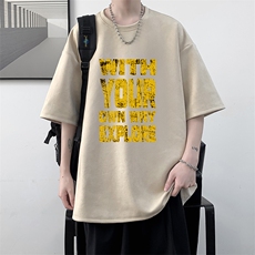 麂皮绒短袖t恤男大码半袖男JD82446-P25，男装T恤，电商A040