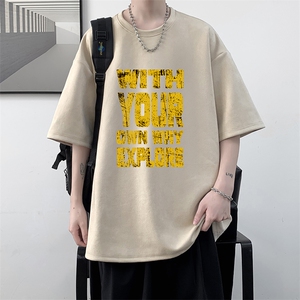 麂皮绒短袖t恤男大码半袖男 JD82446-P25图片