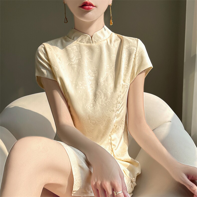 春夏薄款法式经典条纹针织女款垂感百搭连衣裙,女装连衣裙,绒宛羊绒