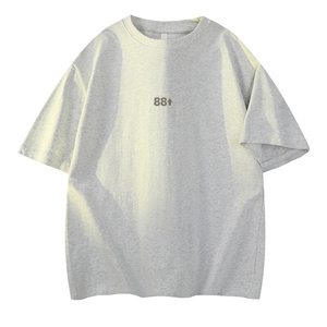 可设48小时发货 支持抖音得物来样二开230克重磅美式短袖t恤MT399图片
