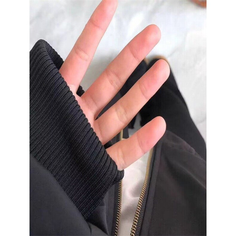 ~春季美式复古高街飞行员翻领夹克男女宽松潮流棒球服外套,男装夹克,星座601-1