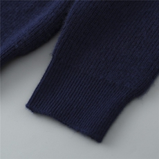 2025百搭时尚简约圆领拉链长袖羊绒衫，男装羊绒套衫，忠诺羊绒