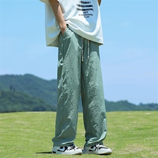 夏天裤子男款薄款直筒裤潮流运动裤男款夏季休闲裤K5016，男装休闲裤，星座1116A-1（原606A）