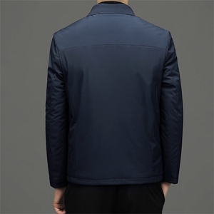 棉衣男秋冬季宽松中年商务休闲爸爸冬装棉服外套上衣2023新款男装图片