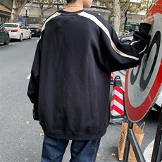 卫衣男2023年春秋季韩版圆领宽松上衣chic港风潮流MY08249-P35，男装卫衣，星座308B-1