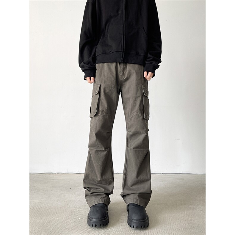 美式高街小众休闲裤男个性工装百搭长裤子K6112/P55，男装休闲裤，电商D202-1