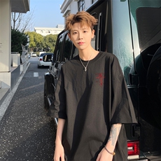 图案已注册夏季新款创意百搭短袖T恤男潮宽松半袖体恤衫D175/P25，男装T恤，电商B209