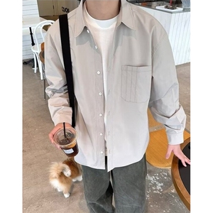 衬衫男长袖秋季新款休闲衣服潮流百搭高级感春秋C3079