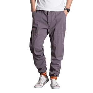 春秋季新款休闲宽松纯棉卫裤大加肥加大码胖男裤运动裤293款P63图片