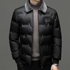 DMF227钱塘2020-2中年男士冬季新款简约百搭冬季厚款棉服P82，男装棉衣，钱塘207-2