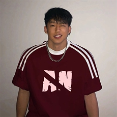 夏季美式高街重磅纯棉三条杠织带撞色男女短袖T恤ZD332-特P30，男装T恤，电商A486