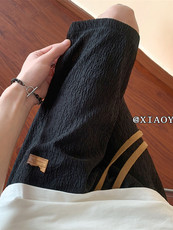 XZ616夏季新款冰丝贴标短裤休闲五分裤TY801P35控48，男装休闲裤，星座512A（原616）