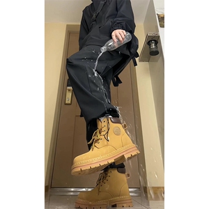 美式ins高街vibe宽松直筒束脚工装裤货号K2404P55图片
