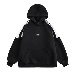 5580-P57新款中长款情侣装宽松连帽卫衣薄款图片