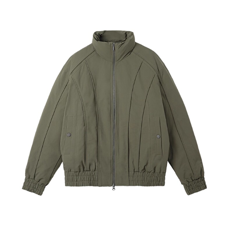 网图立领廓形短款棉服拼接飞行夹克工装棉衣外套A025-EY13403-P88,男装夹克,电商A025