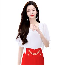 夏季2025新款女休闲网红炸街减龄无袖上衣百褶阔腿裤裙，女装衬衫，火爆靓佳人