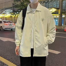 风衣男冬季篮球系列时尚舒适简约保暖宽松休闲外套JK669，男装风衣，星座1116A-1（原606A）